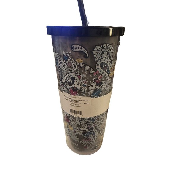 VERA BRADLEY DISNEY TUMBLER W/STRAW:NWT MICKEY New‎ - Picture 3 of 8